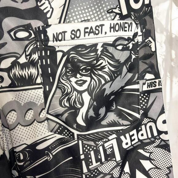 Oh Snap! Comic Book Swim Shorts Size M - Picture 2 of 8